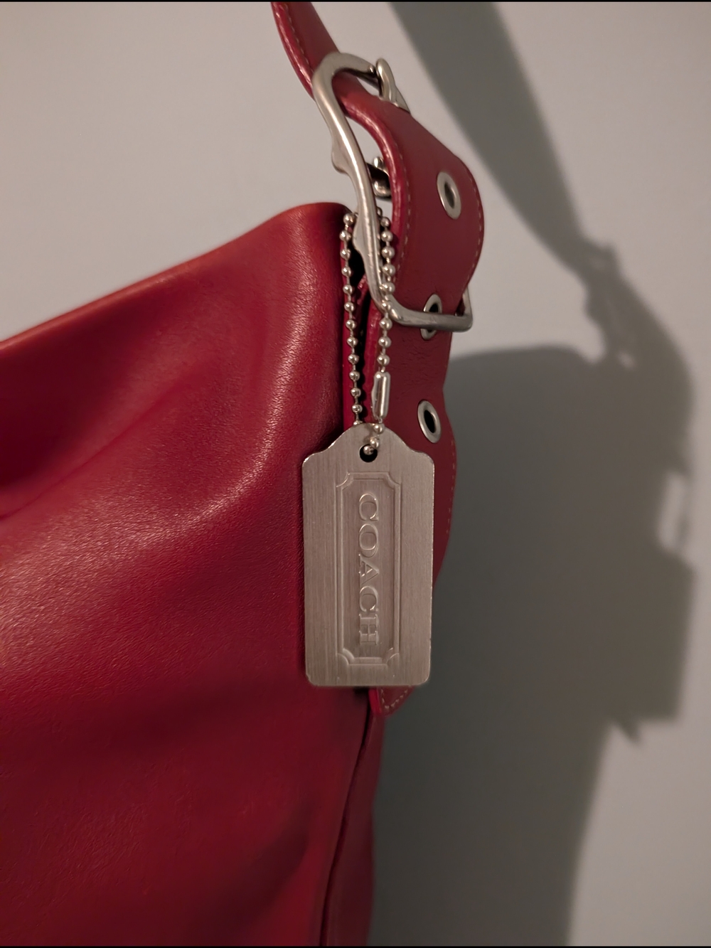 Coach XL Red Duffle Sac 9151 - Picture 2 of 7